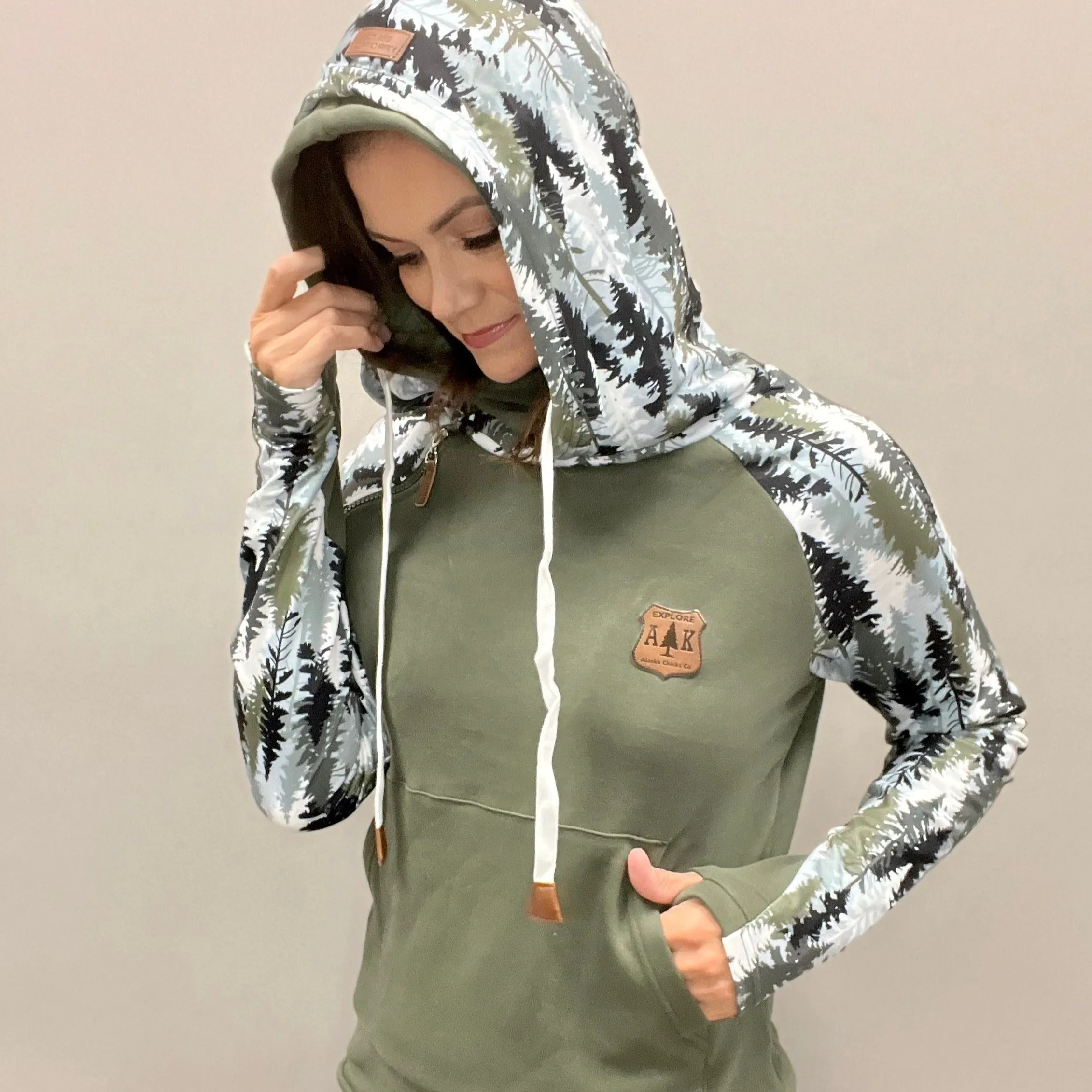 Forest Sleeve Hoodie