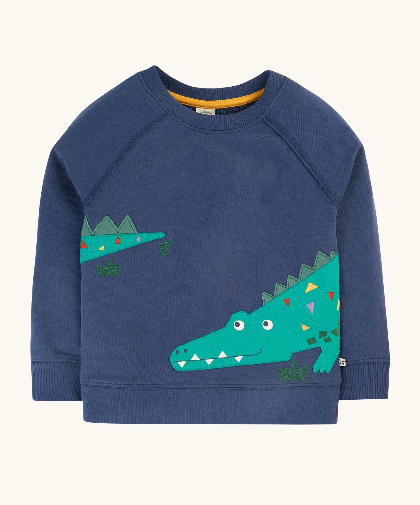 Frugi Ethan Jumper - Navy Blue/Crocodile