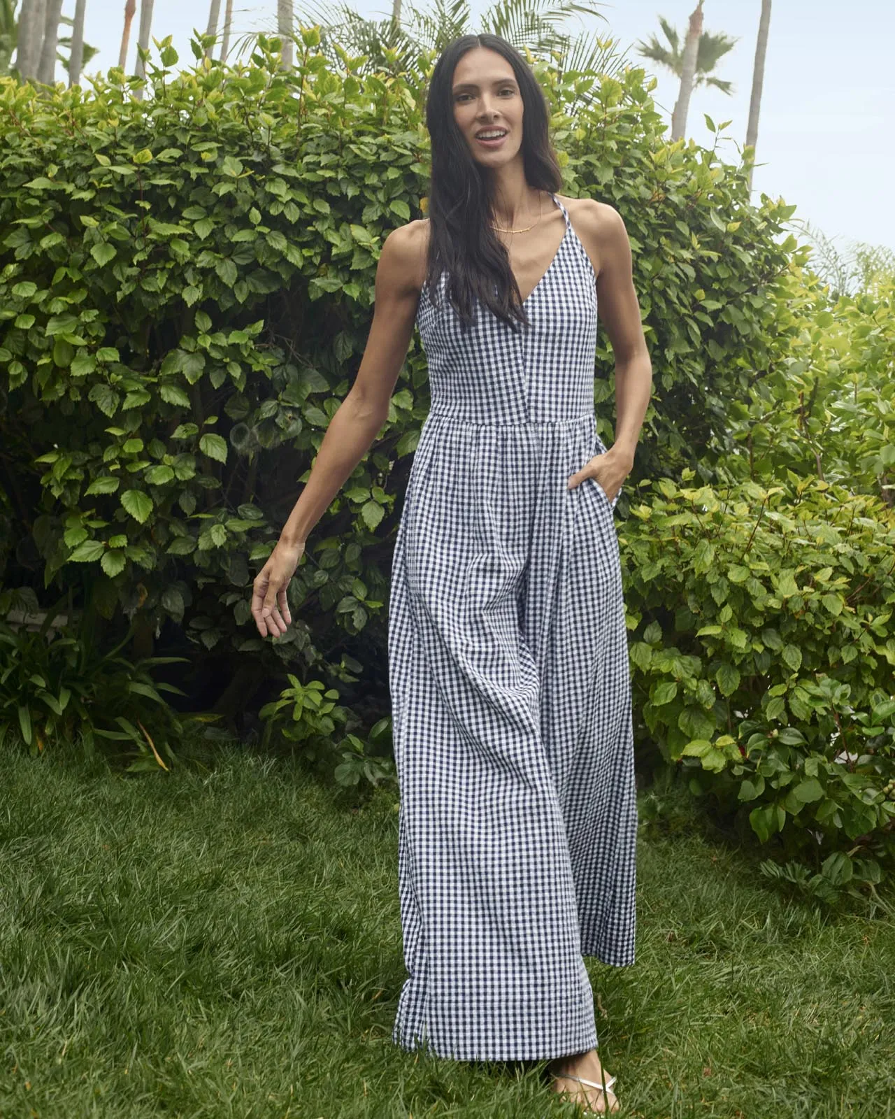 Gabrielle Gingham Jumpsuit