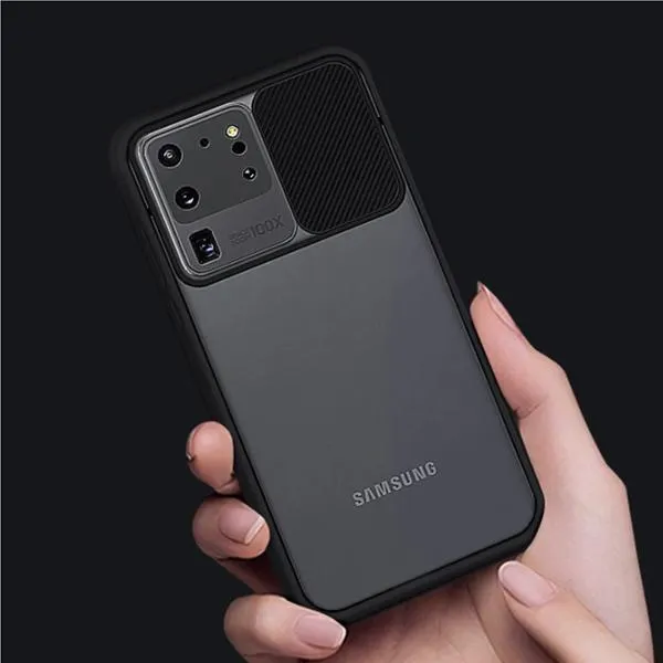 Galaxy S20 Ultra Camera Lens Slide Protection Matte Case