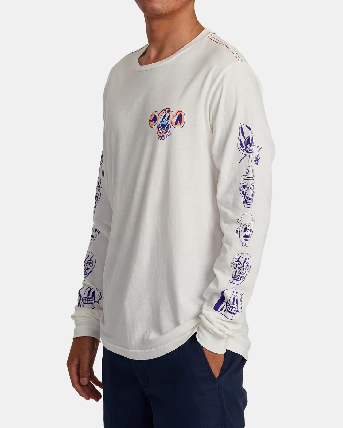 Gang Long Sleeve Tee - Antique White