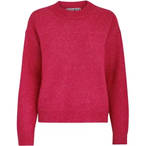 Gea O-neck Pullover - Virtual Pink