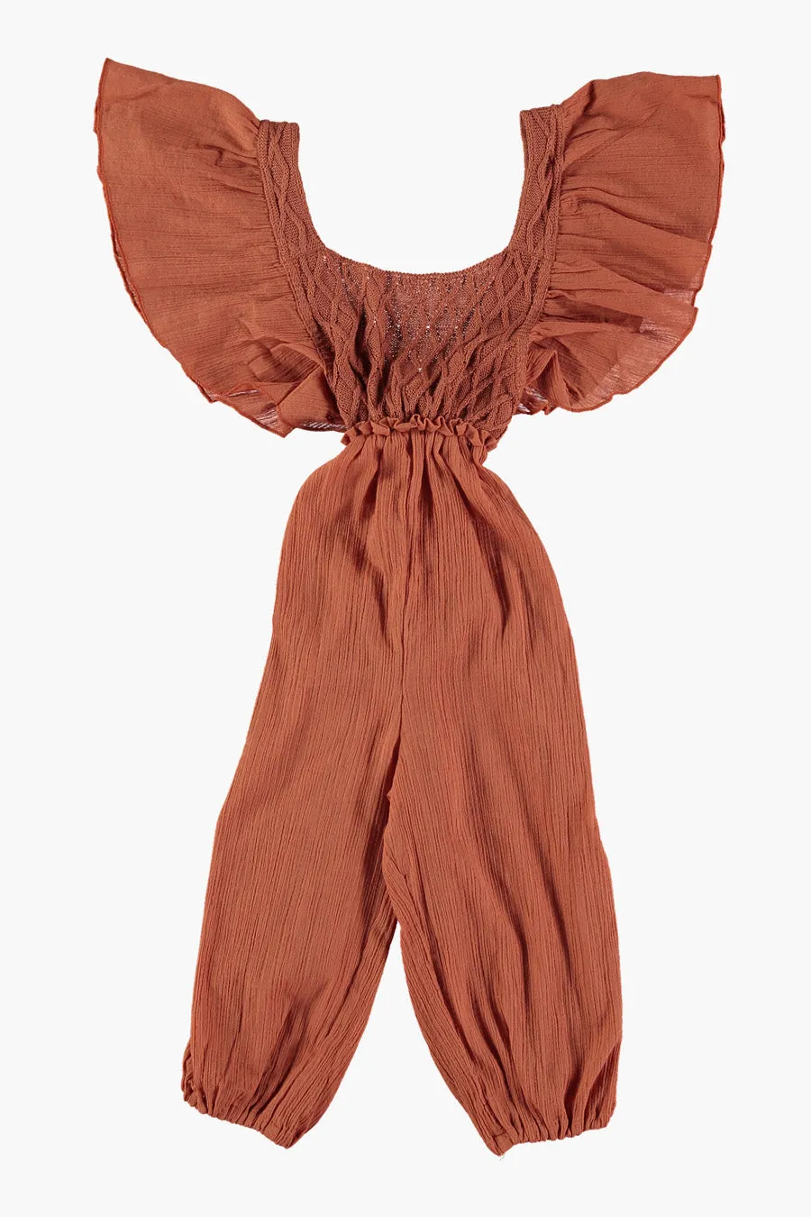 Girls Jumpsuit Coco au Lait Carnelian Butterfly