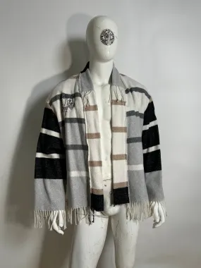 “Grayscale” Blanket Cardigan