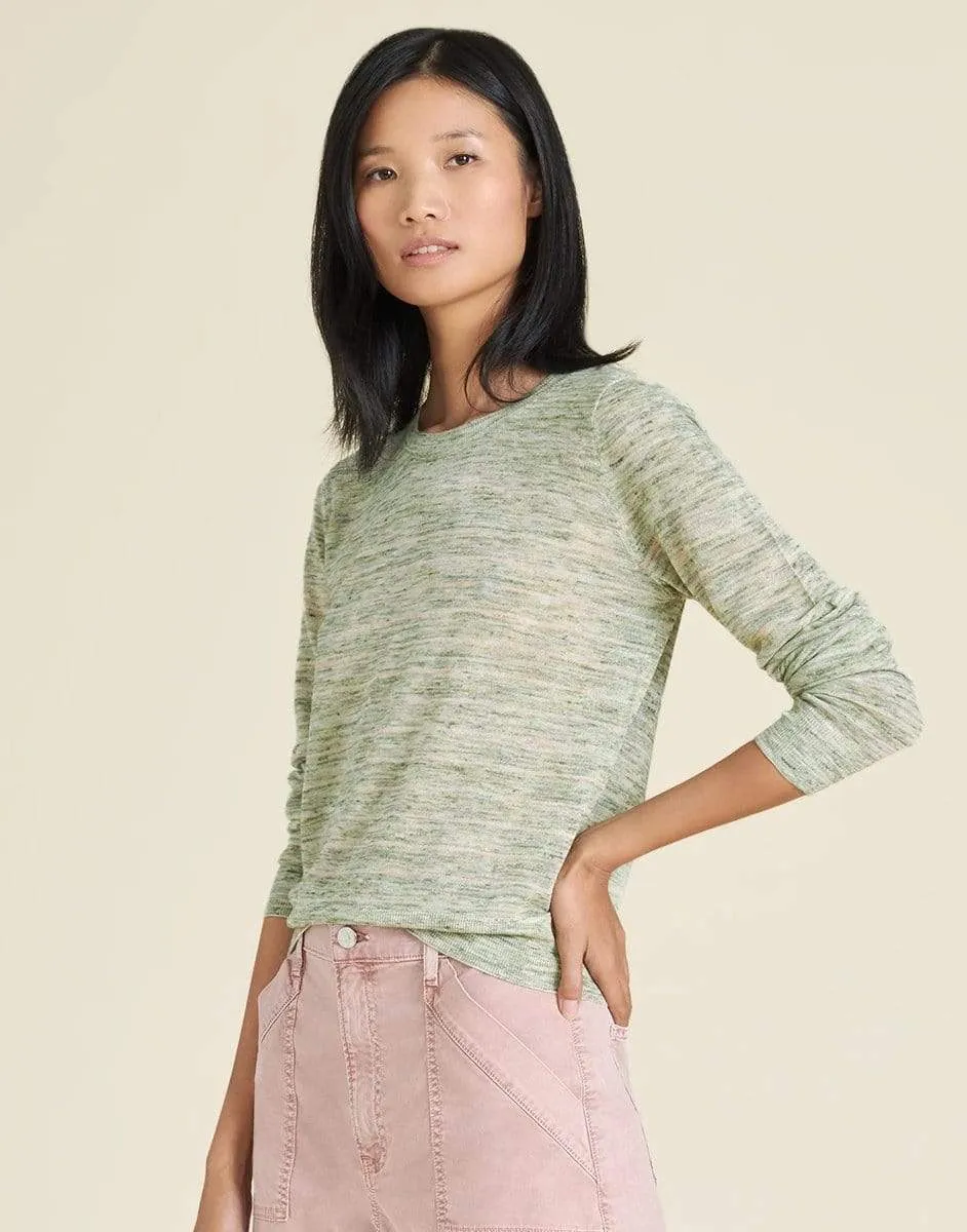 Green Henderson Space-Dyed Pullover