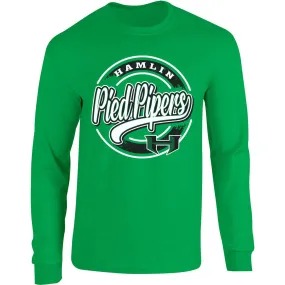 Hamlin Pied Pipers - Circle Script Long Sleeve T-Shirt