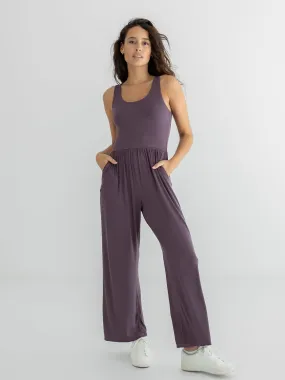 Hana Jumpsuit 2.0, Ribbed Raisin