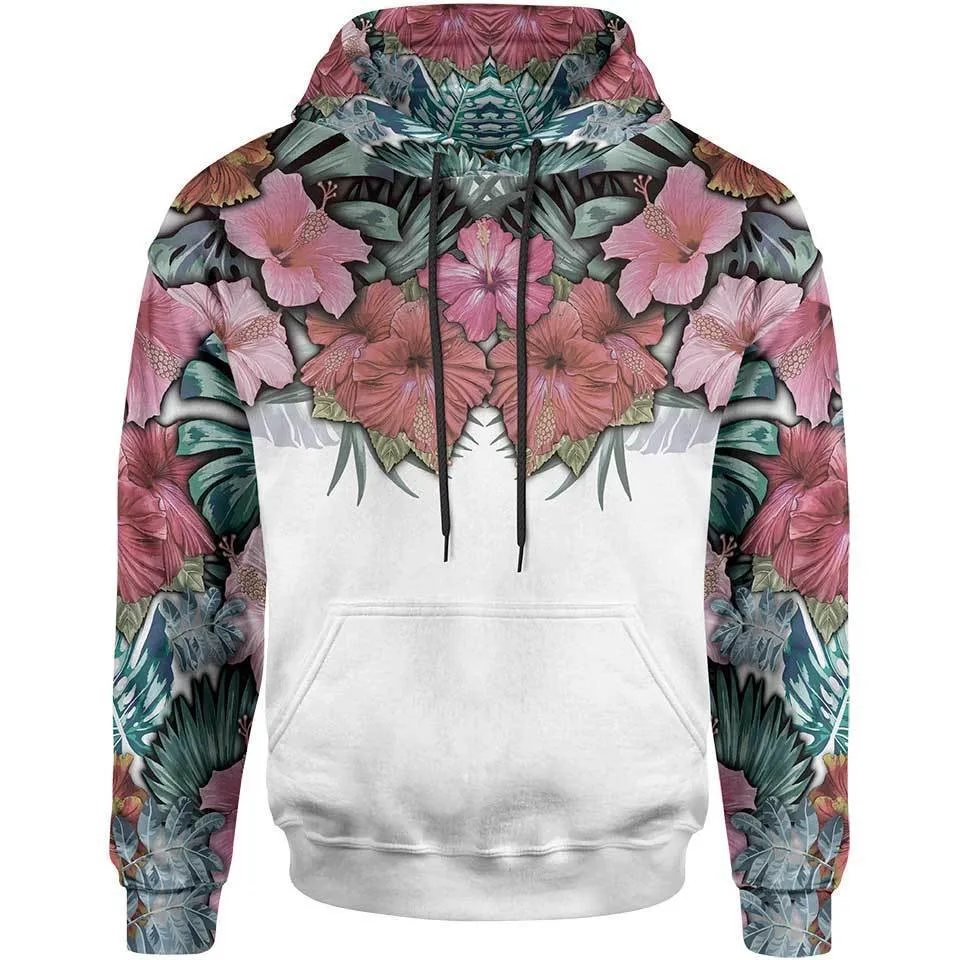 Hibiscus Pullover Hoodie