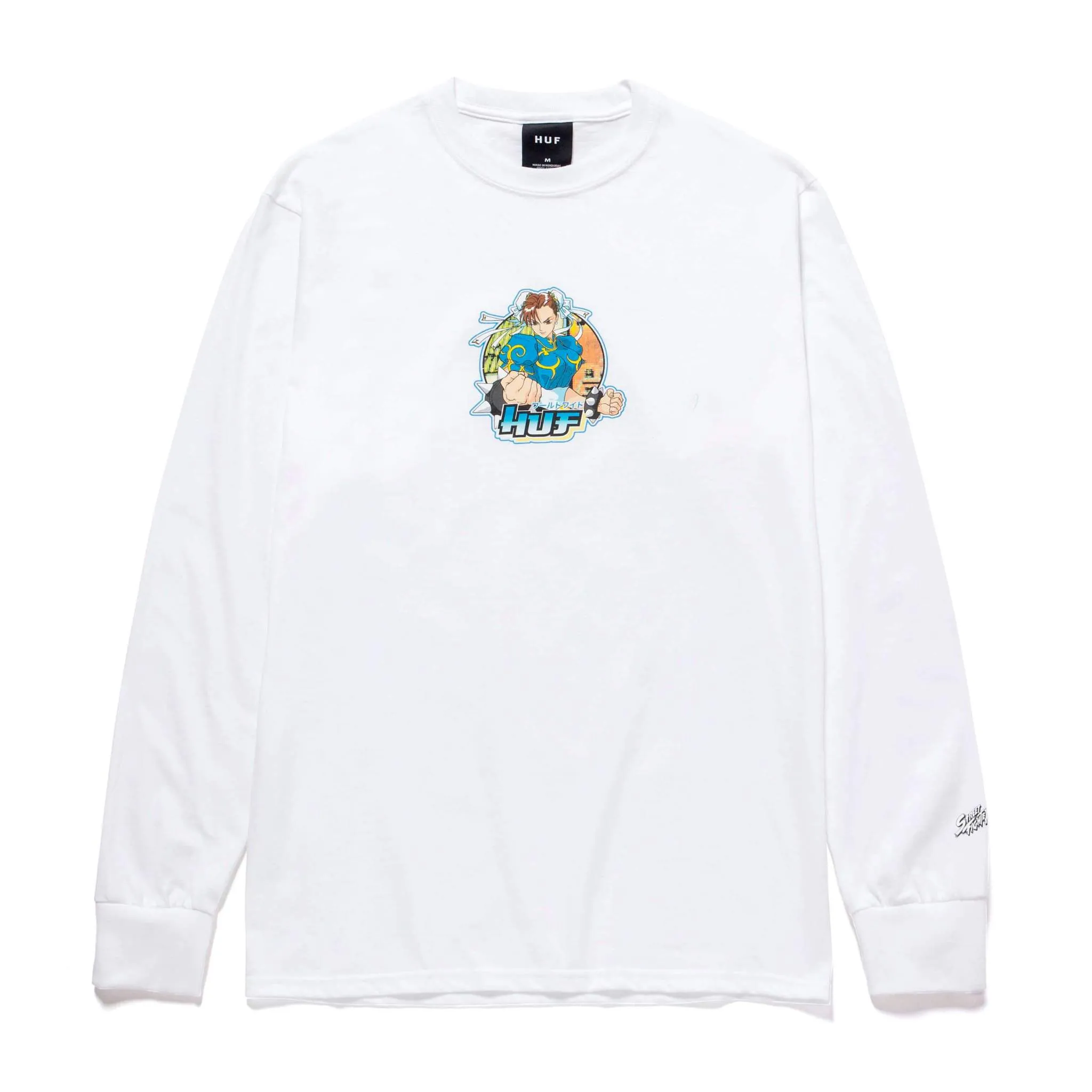 HUF X Street Fighter Chun-Li Long Sleeve T-Shirt - White