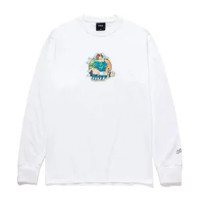 HUF X Street Fighter Chun-Li Long Sleeve T-Shirt - White