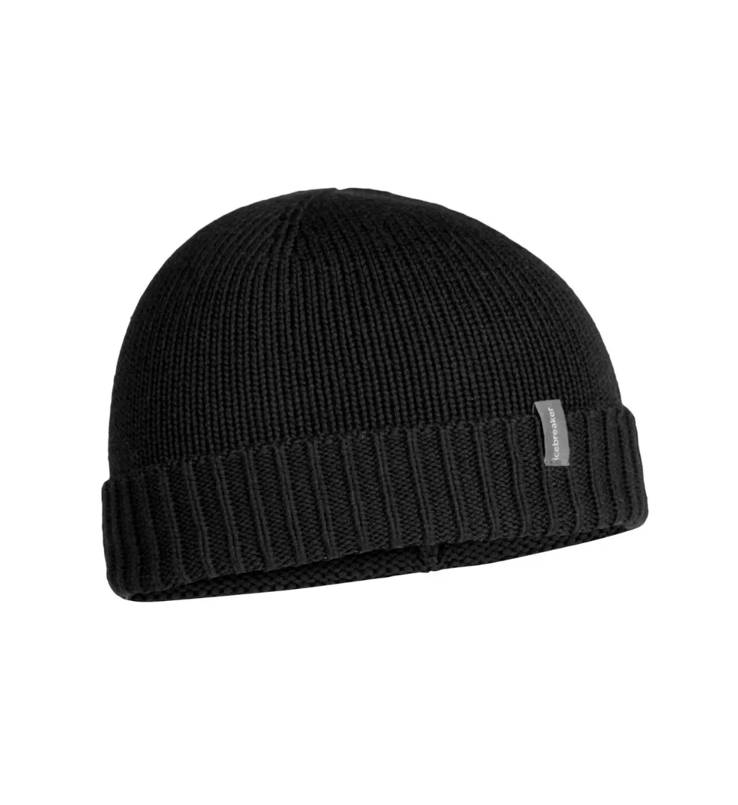 Icebreaker Vela Cuff Beanie Black