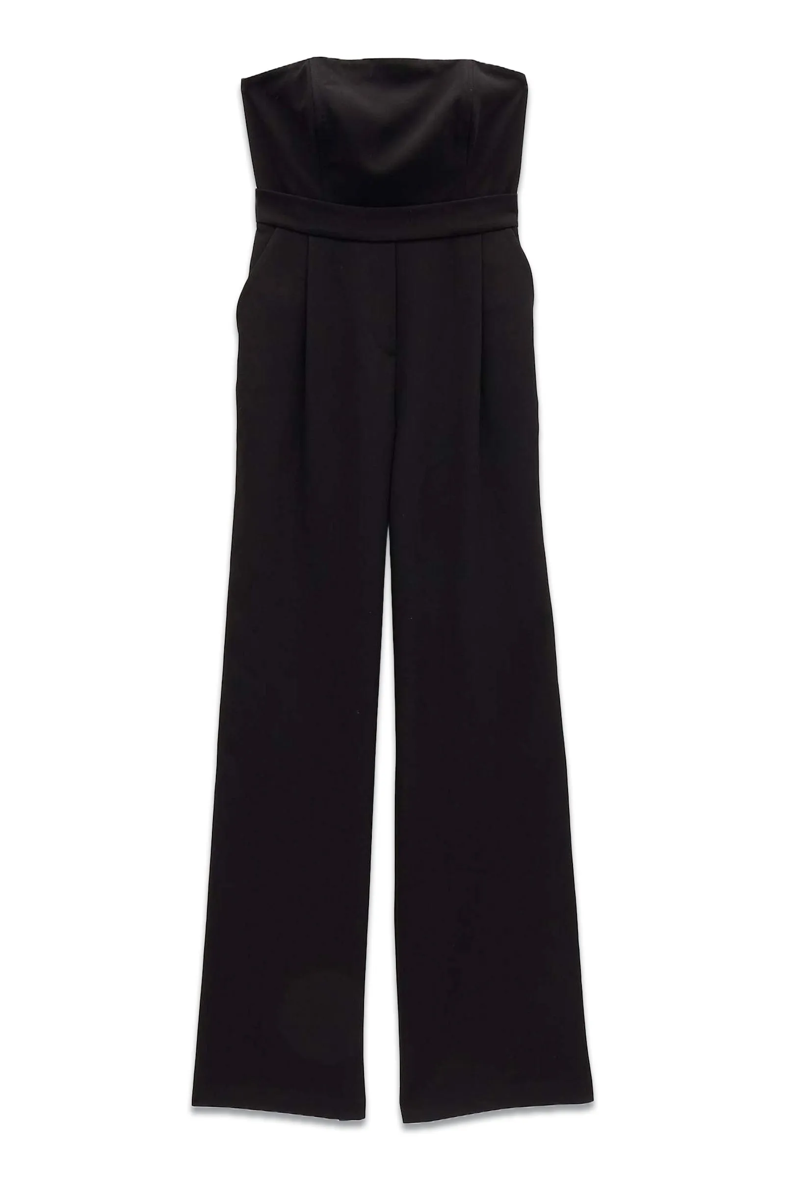 Immy Strapless Jumpsuit, Black