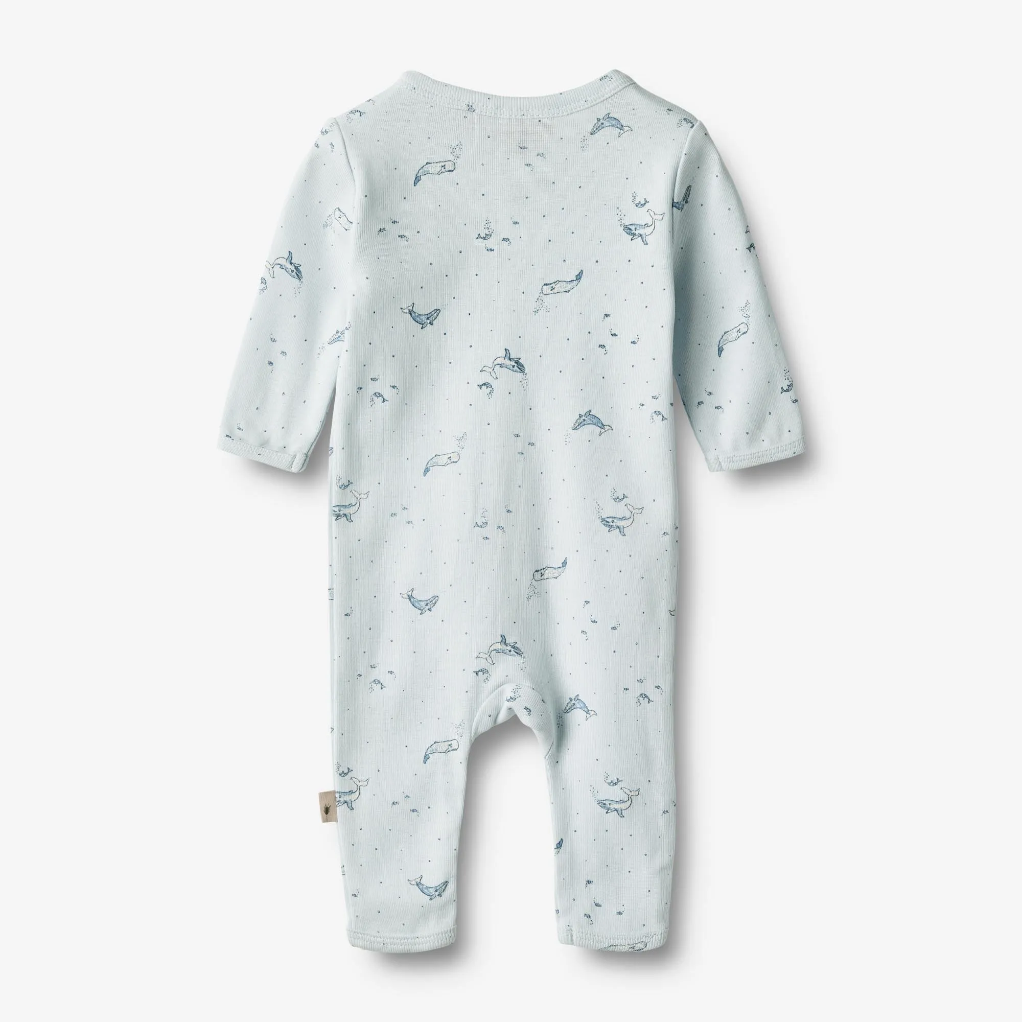 Jumpsuit L/S Dusty - light blue whales