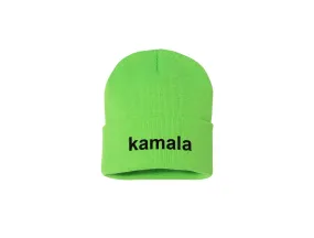 Kamala brat girl summer - Embroidered Winter Beanie