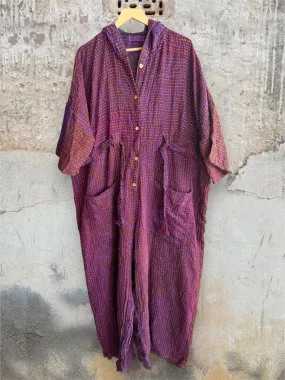 Kantha Zen Hoodie Jumpsuit 0224 234