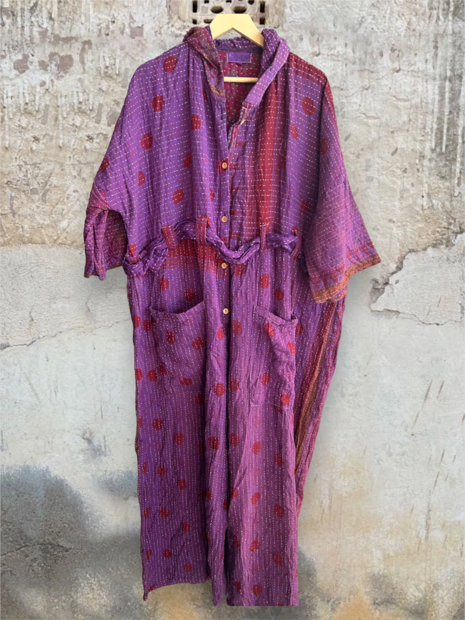 Kantha Zen Hoodie Jumpsuit 0224 244