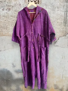 Kantha Zen Hoodie Jumpsuit 0224 325