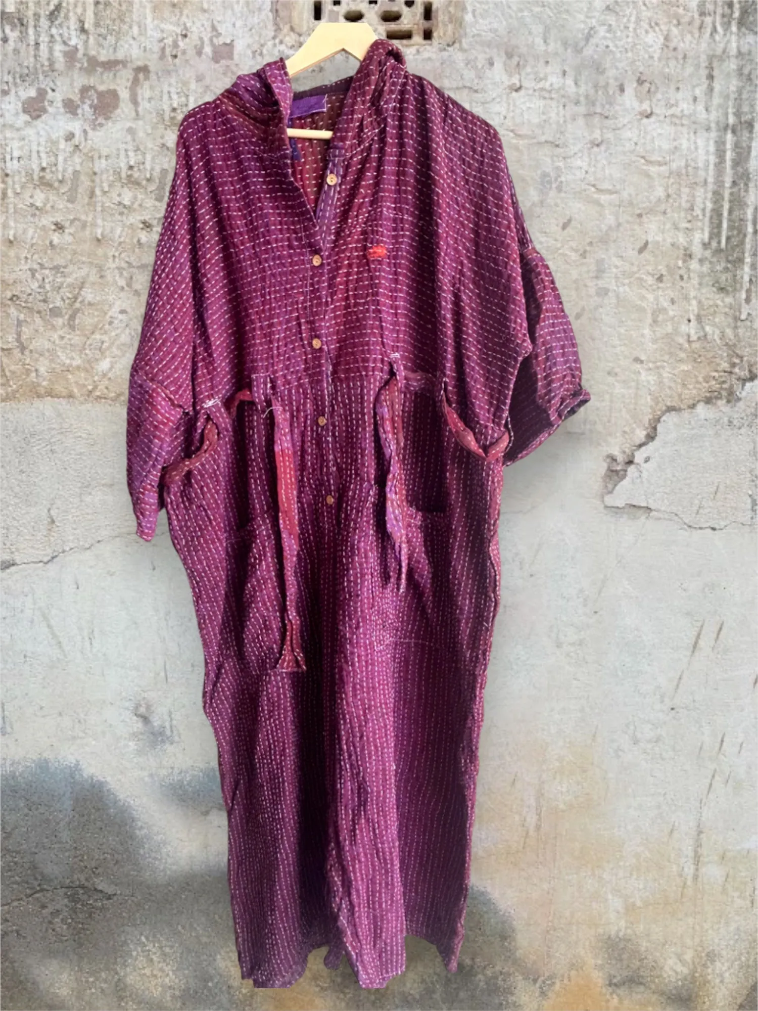 Kantha Zen Hoodie Jumpsuit 0224 331