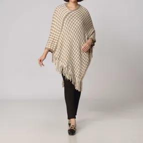 Khaki Cape Shawl PW2808