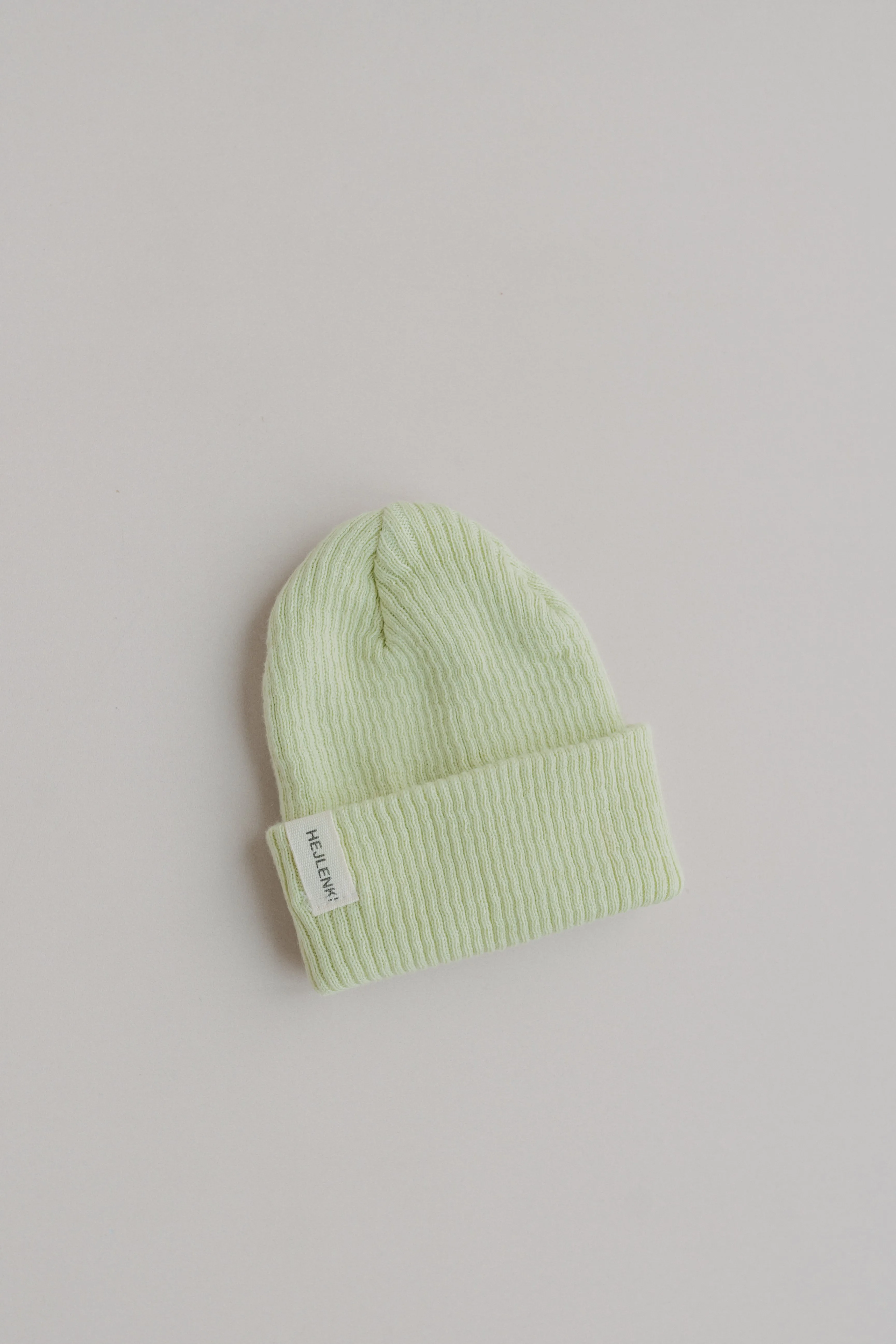 KNIT BEANIE CREAMY PISTACHIO