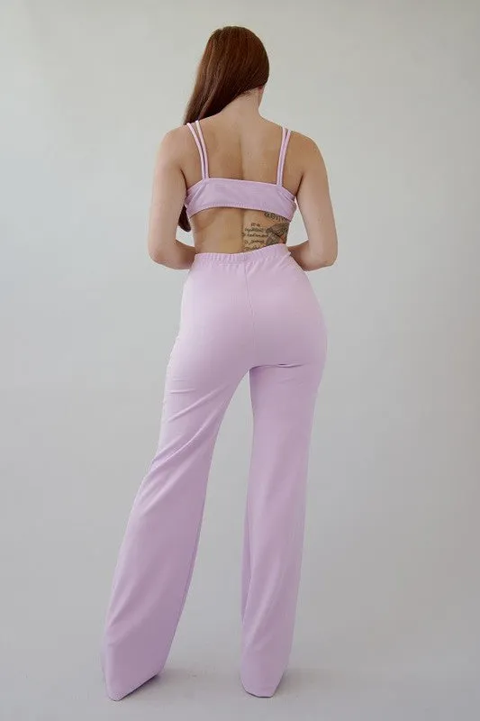 Lilac Jumpsuit The For You Spaghetti Strap Jumpsuit