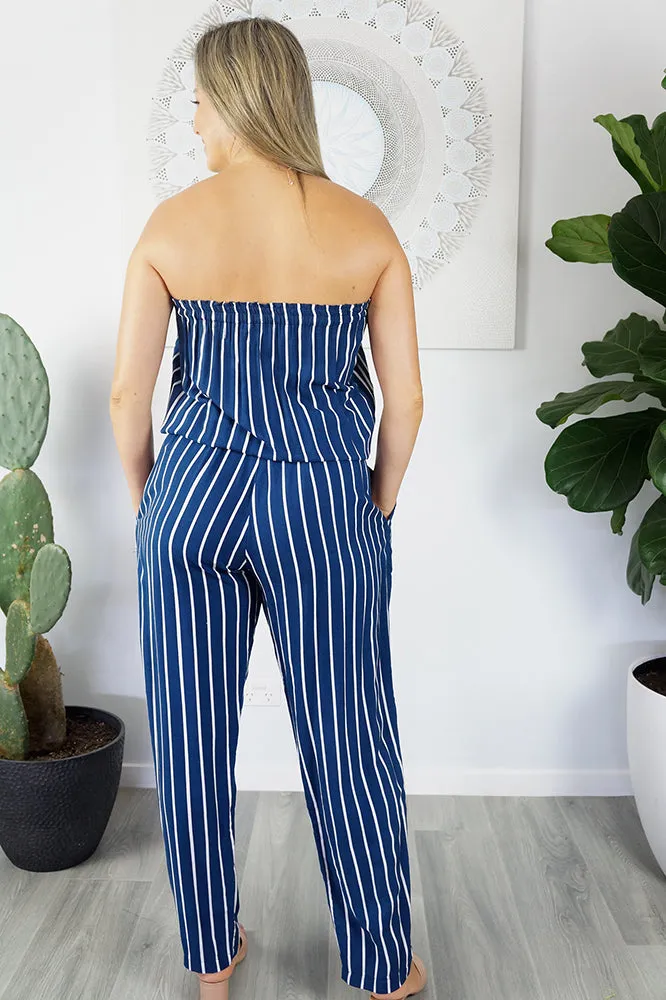 Long Jumpsuit "New Stripes"