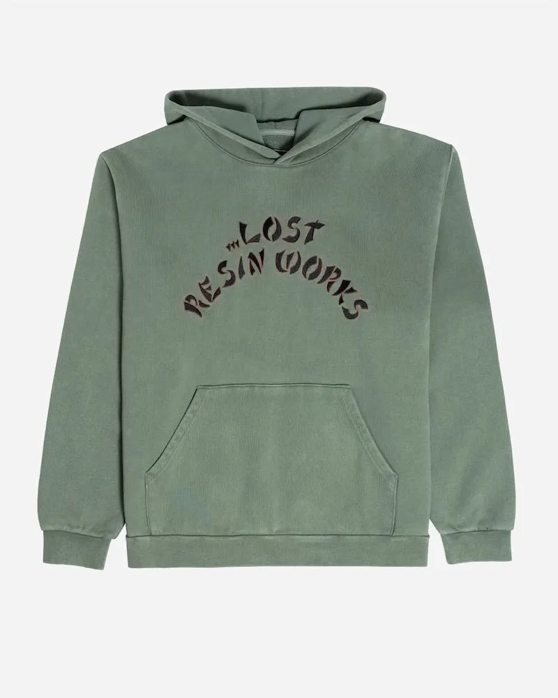 Lost Legacy Heavy Hooded Sweatshirt-Dark Sage