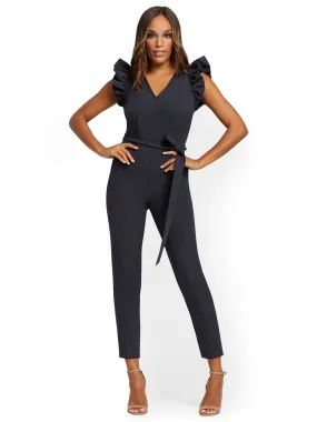 Madie Ruffled Jumpsuit - 7th Avenue