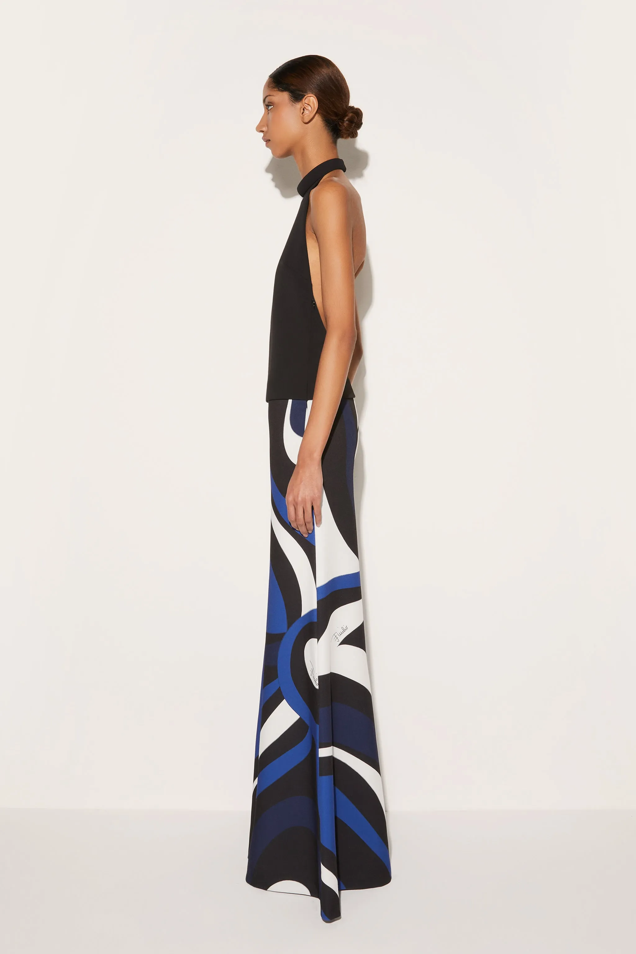 Marmo-Print Jumpsuit