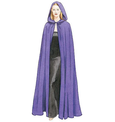 McCall's 4139 Misses'/Men's/Teen Boys' Lined and Unlined Cape Costumes