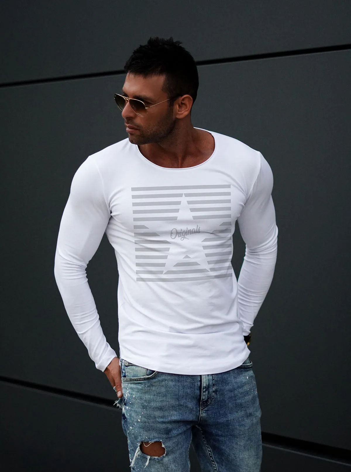 Mens Long Sleeve T-shirt "Originals" MD956