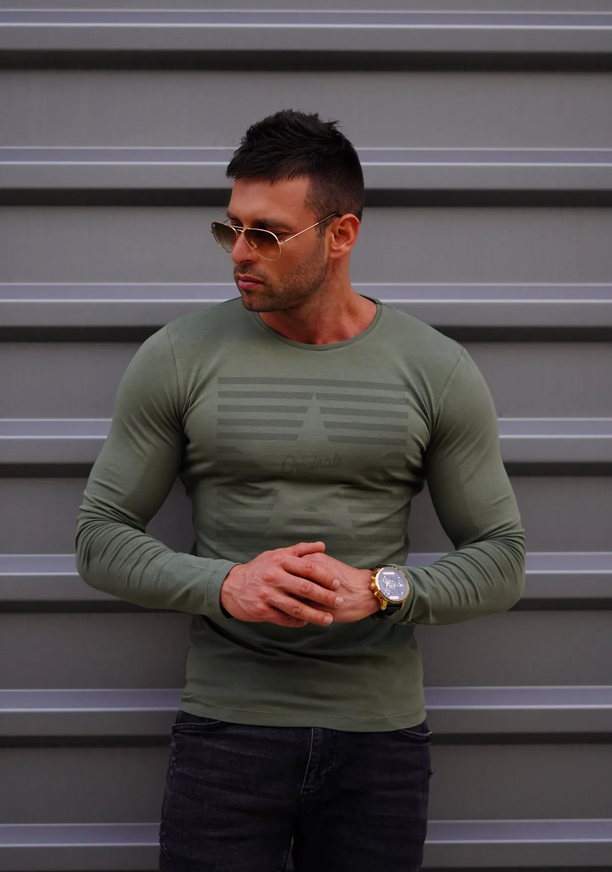 Mens Long Sleeve T-shirt "Originals" MD956