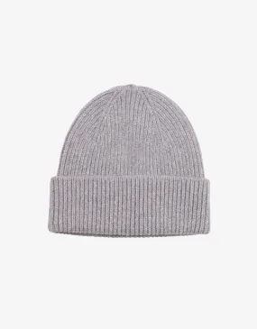 Merino Wool Beanie - Heather Grey