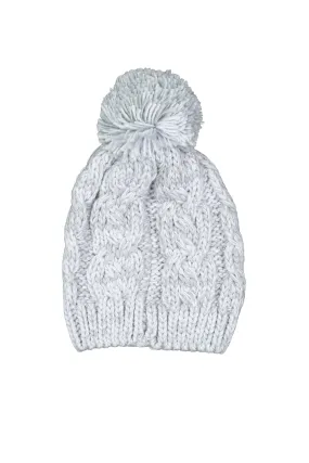 Mermaid Beanie Light Grey Marle