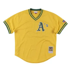 MLB AUTHENTIC BP JERSEY - PULLOVER ATHLETICS 1990 MARK MCGWIRE