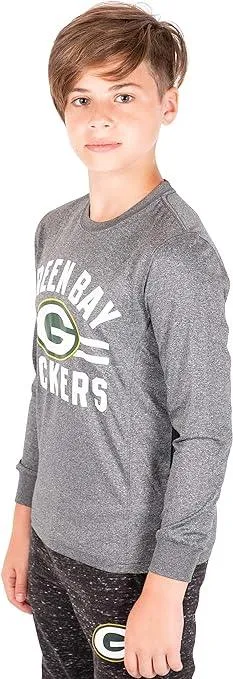 NFL Official Youth Super Soft Supreme Long Sleeve T-Shirt|Green Bay Packers