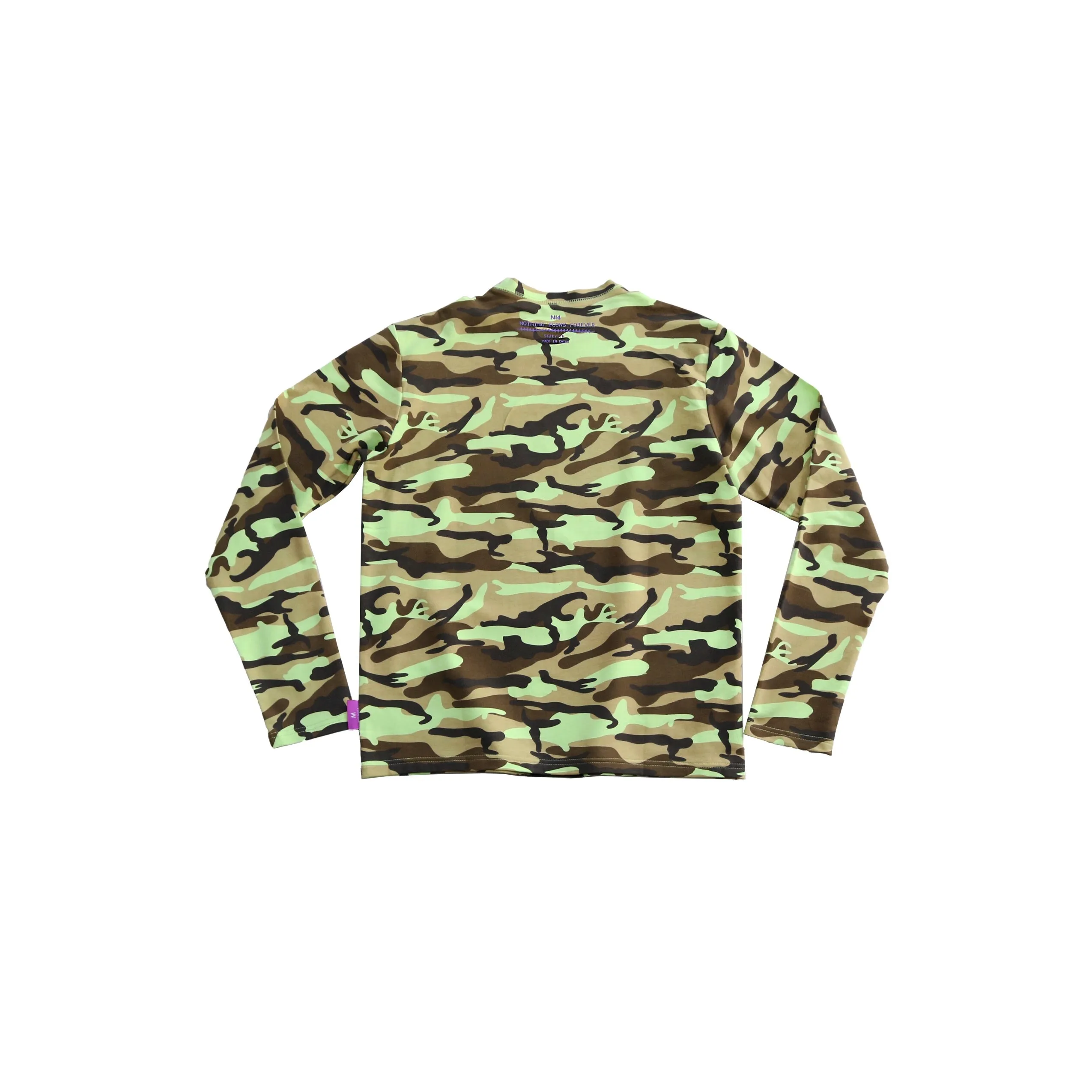 NI4: CAMO LONG SLEEVE T-SHIRT