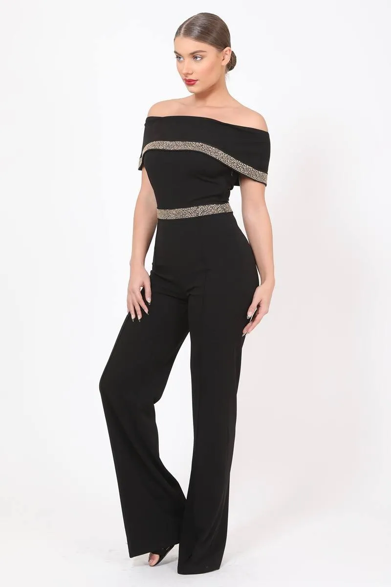 Off Shoulder Jumpsuit