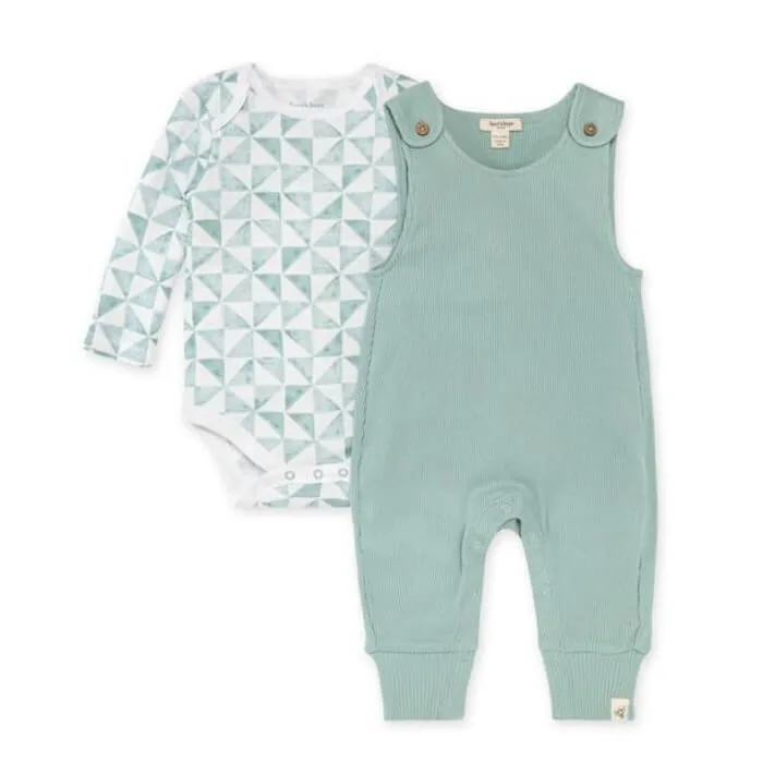 Organic Baby Jumpsuit & Geometric Bodysuit Outfit Set