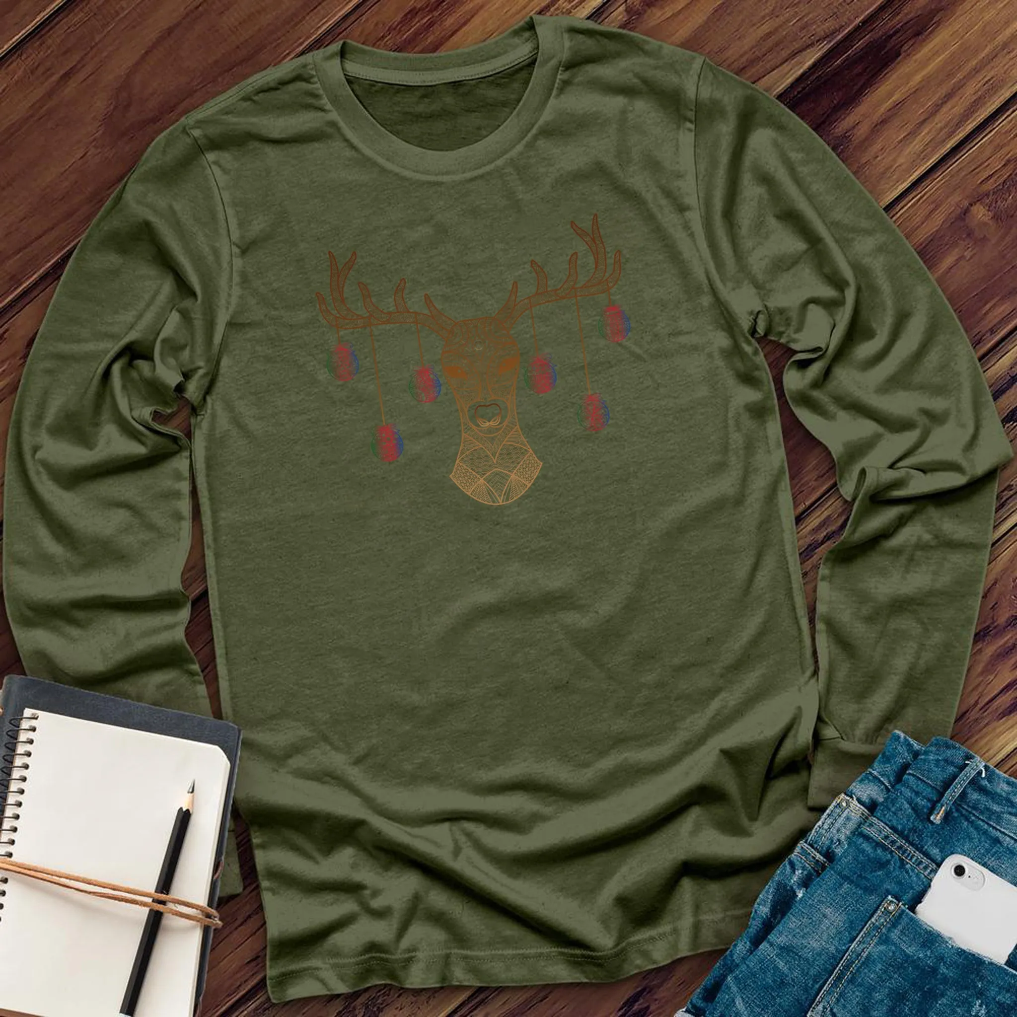 Ornament Reindeer Long Sleeve