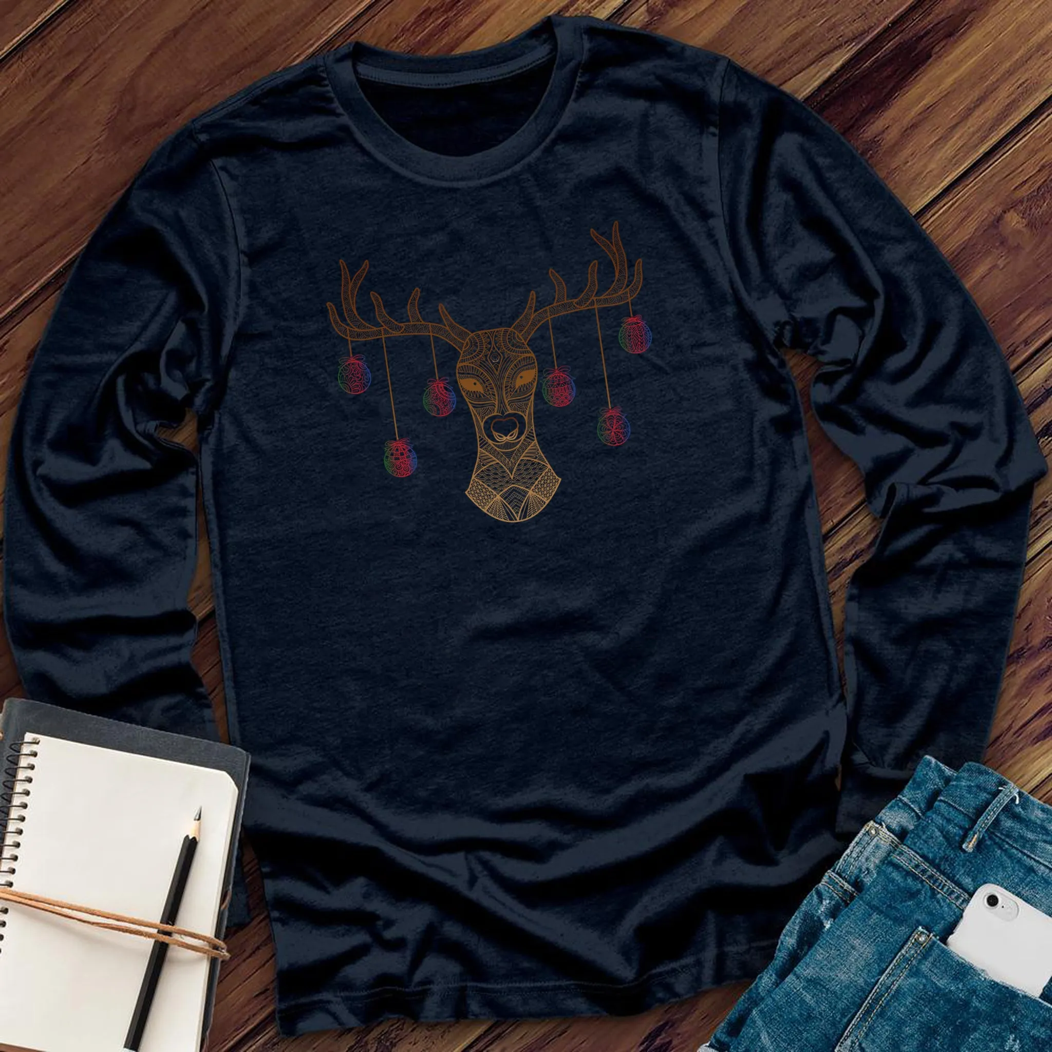 Ornament Reindeer Long Sleeve