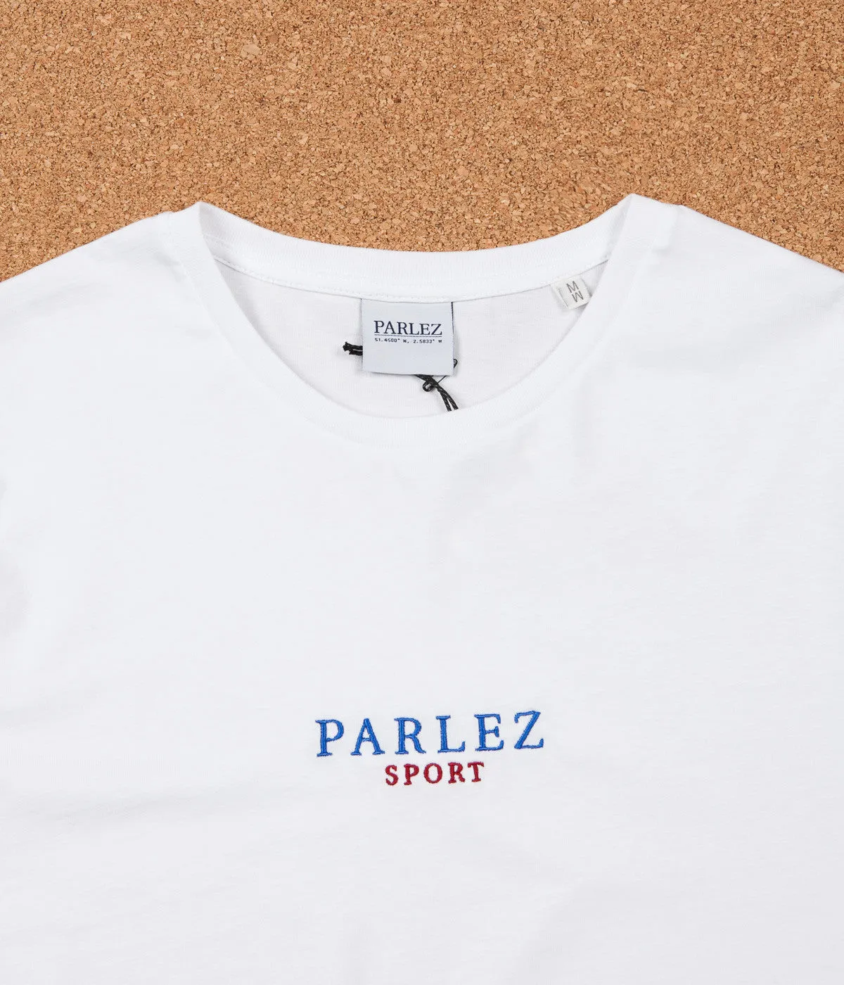 Parlez Sport Long Sleeve T-Shirt - White