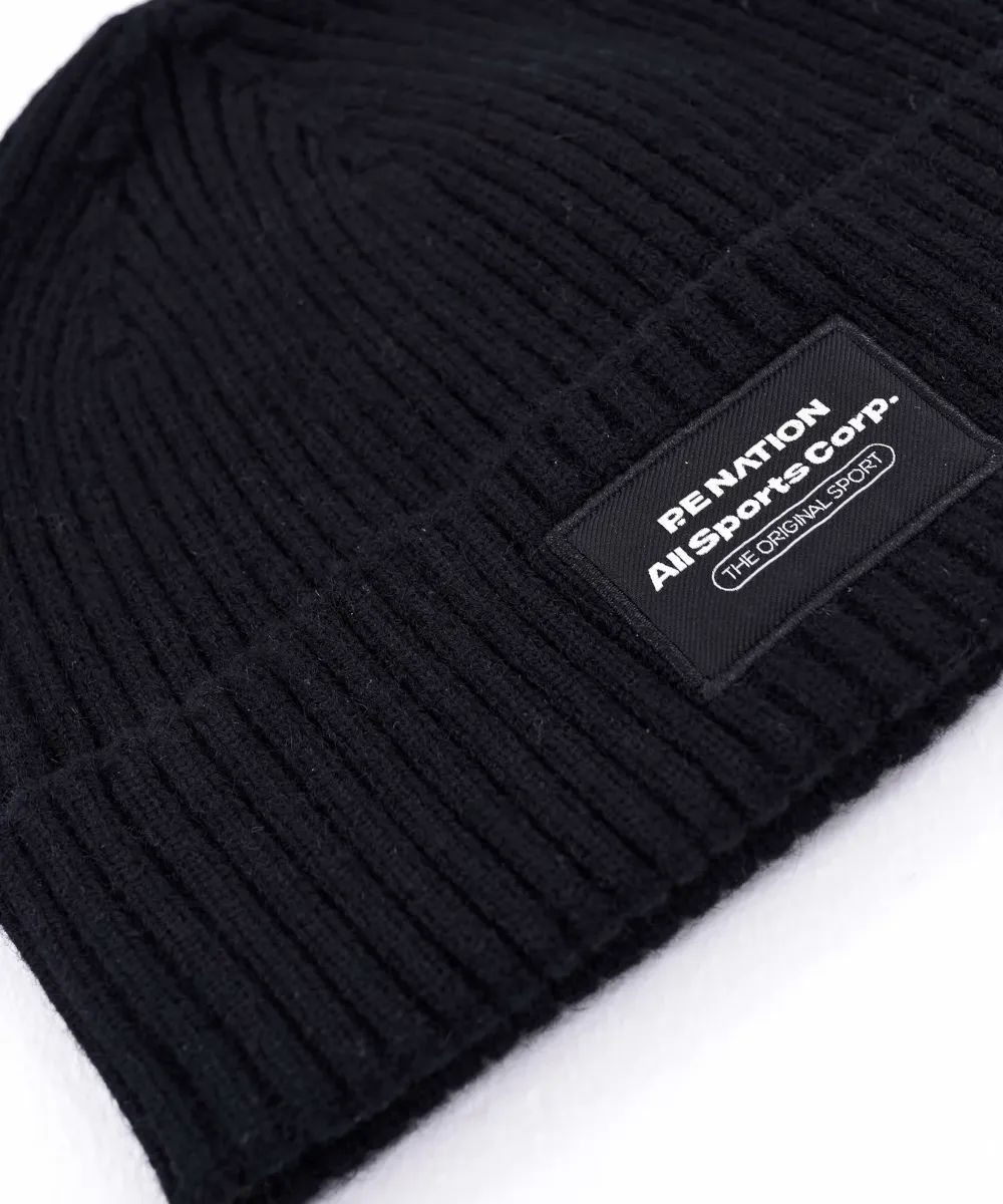 P.E Nation South Side Knit Beanie (Black)