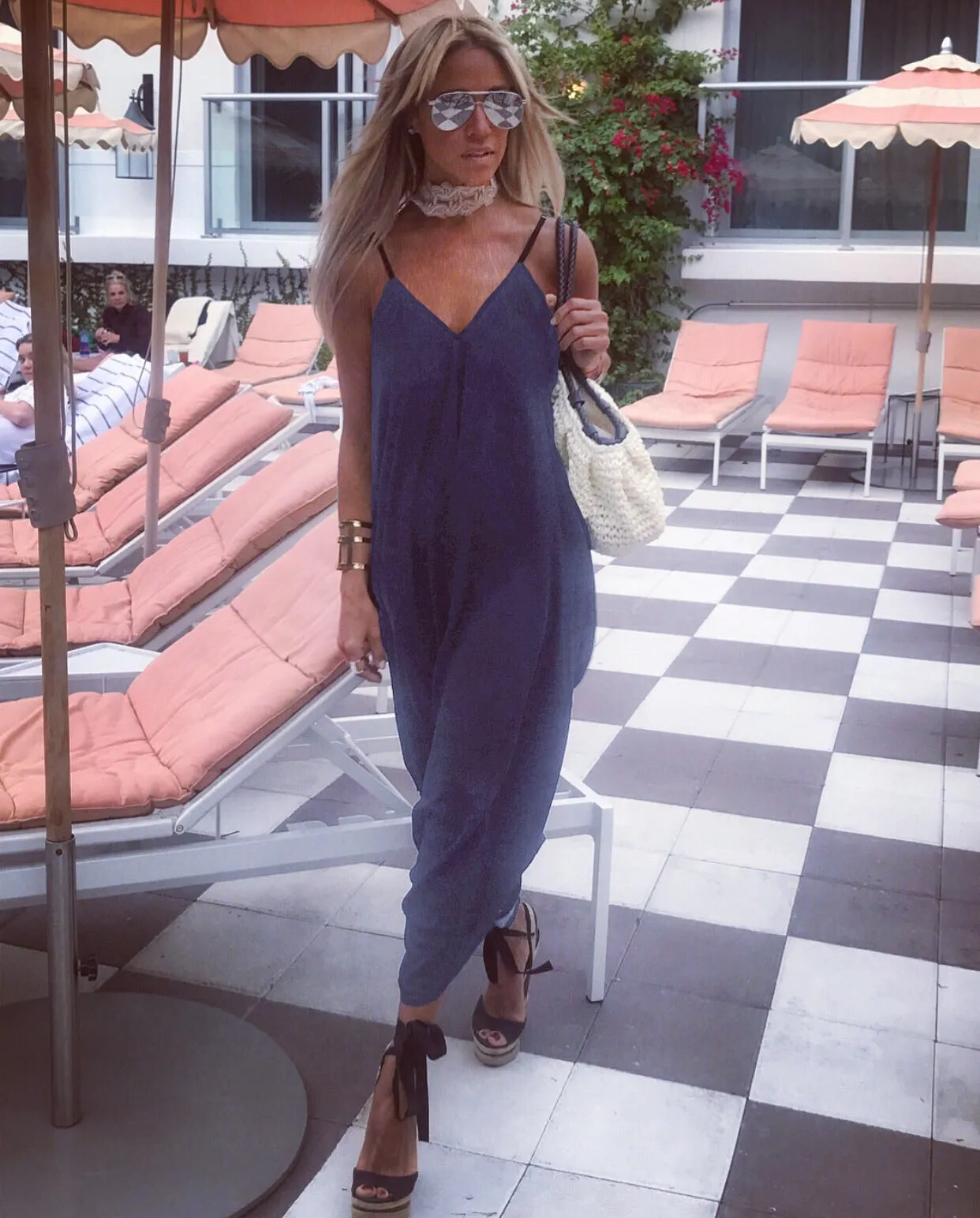 Plum Gray Jumpsuit - The Amalfi Coast