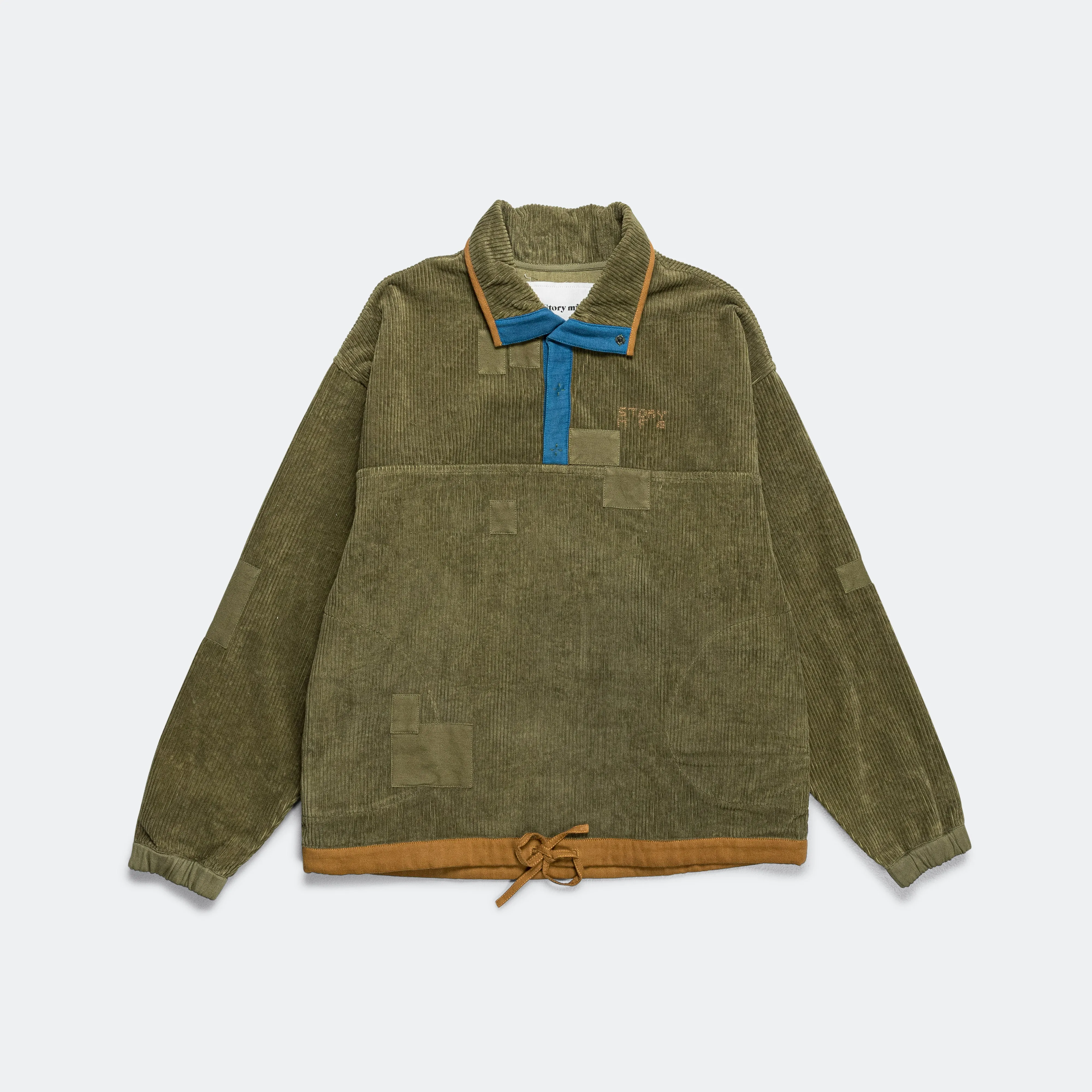 Polite Pullover - Olive Scarecrow Cord