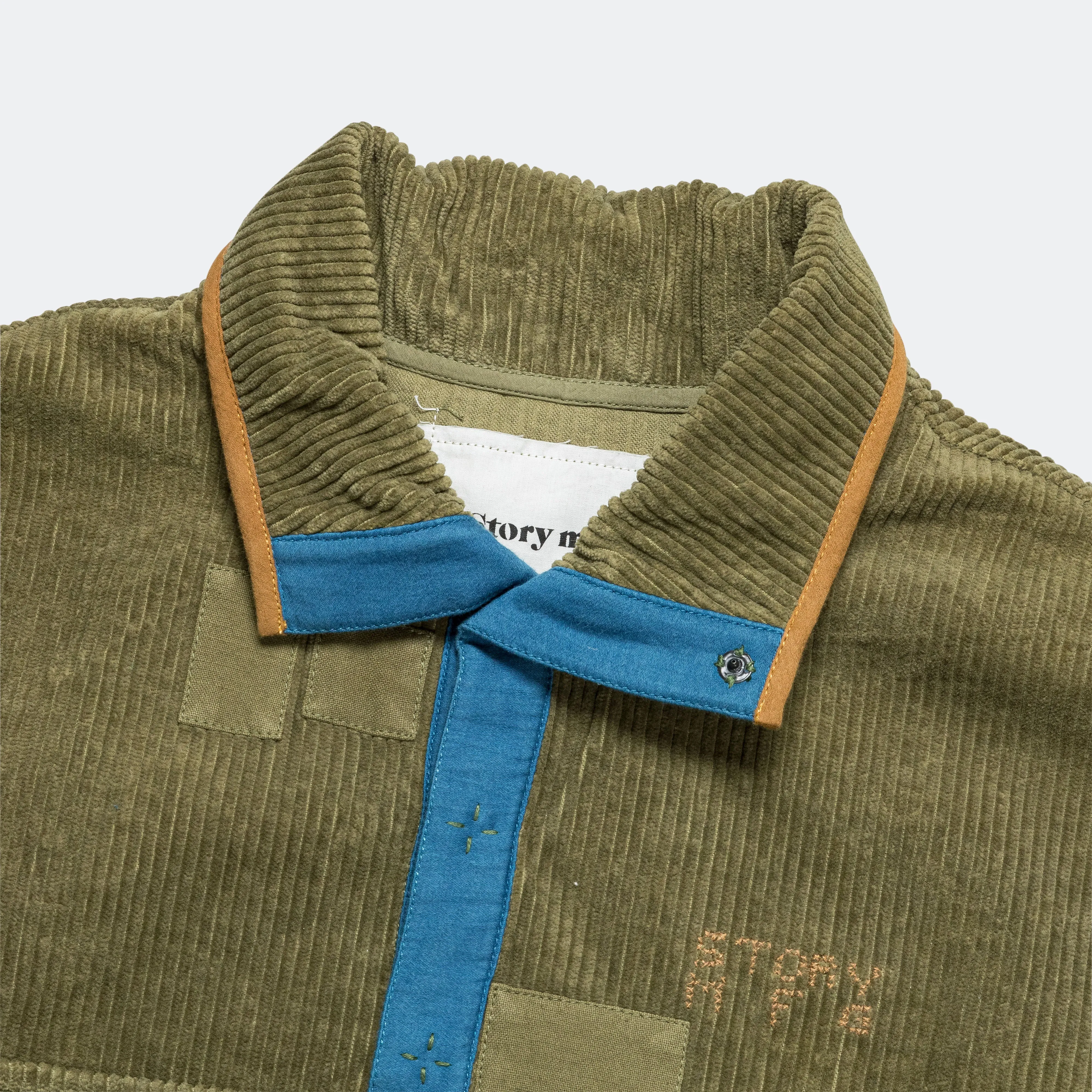 Polite Pullover - Olive Scarecrow Cord