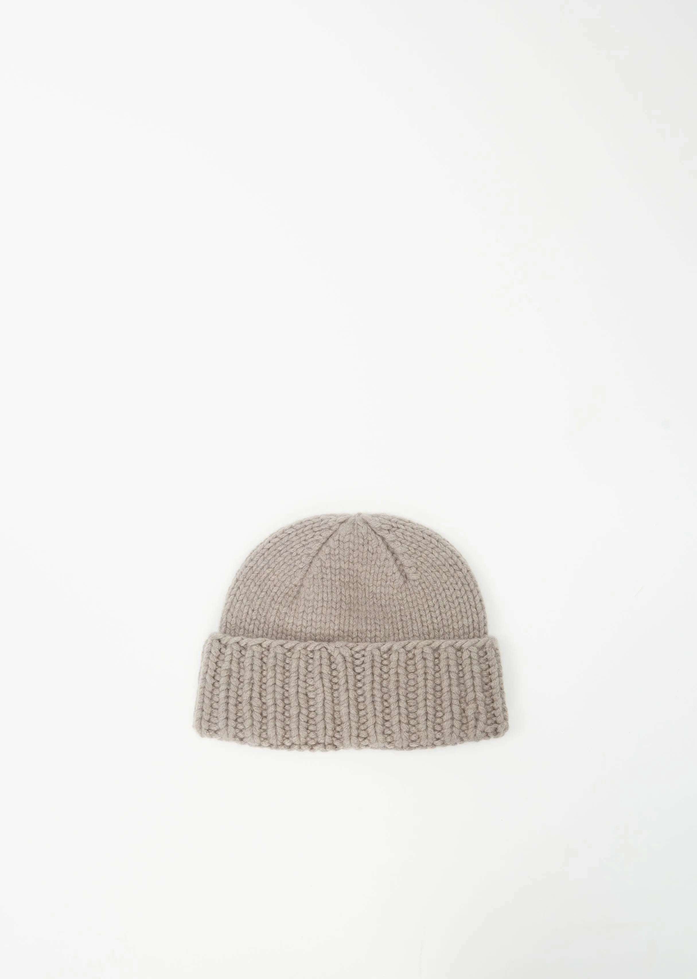 Polly Cashmere Beanie — Muddy