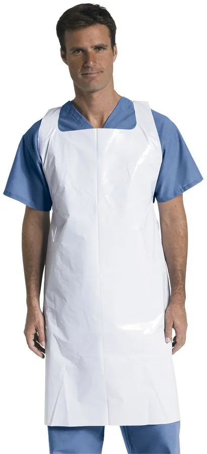 Protective Polyethylene Disposable Aprons -Case of 500