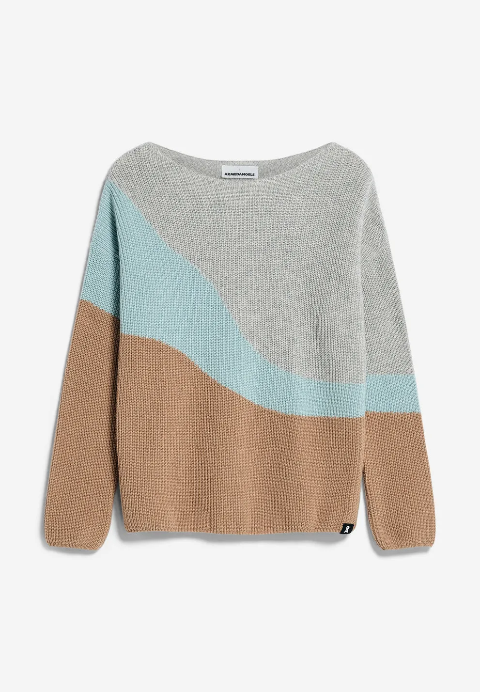 Pullover MIYAAS MULTICOLOR light grey melange  | ARMEDANGELS