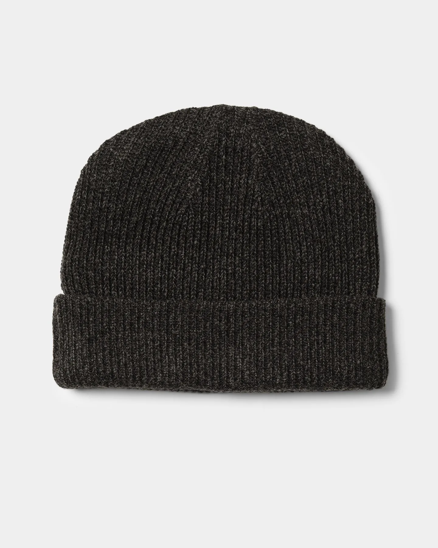 PYRA Alpine Rolled Badge Beanie Black